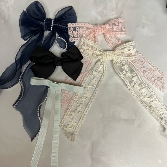 Other - Elegant Bow Hair Accessories Set